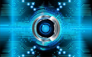 Siber devre gelecekteki teknoloji kavramı