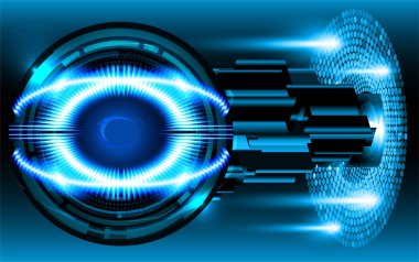 Siber devre gelecekteki teknoloji kavramı