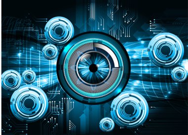 Siber devre gelecekteki teknoloji kavramı