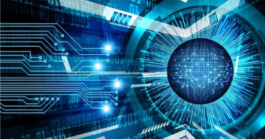 Siber devre gelecekteki teknoloji kavramı