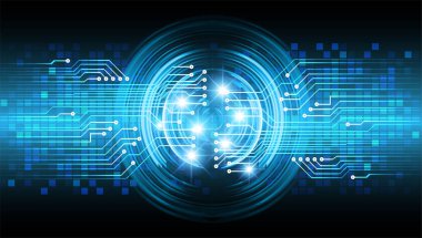 Siber devre gelecekteki teknoloji kavramı