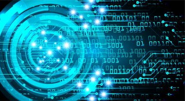 Siber devre gelecekteki teknoloji kavramı