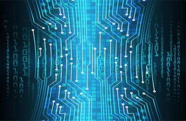 Siber devre gelecekteki teknoloji kavramı