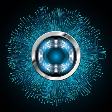 Siber devre gelecekteki teknoloji kavramı