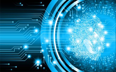 Siber devre gelecekteki teknoloji kavramı