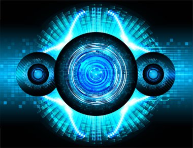 Siber devre gelecekteki teknoloji kavramı