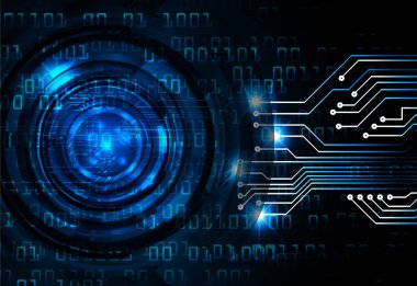 Siber devre gelecekteki teknoloji kavramı