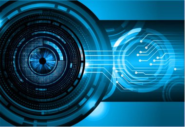 Siber devre gelecekteki teknoloji kavramı