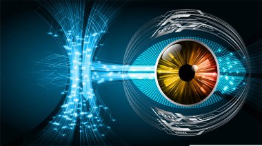 Siber devre gelecekteki teknoloji kavramı