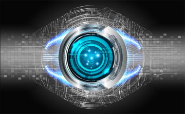 Siber devre gelecekteki teknoloji kavramı