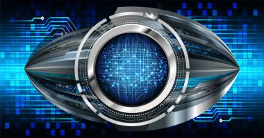 Siber devre gelecekteki teknoloji kavramı