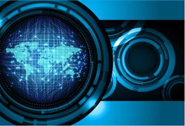 Siber devre gelecekteki teknoloji kavramı