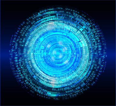 Siber devre gelecekteki teknoloji kavramı