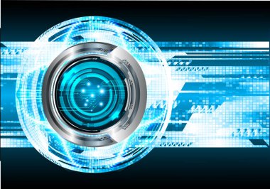 Siber devre gelecekteki teknoloji kavramı