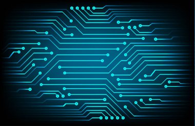 mavi renkli modern dijital duvar kağıdı, teknoloji konsepti