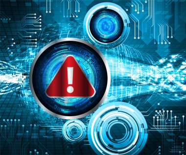 Bilgisayar ekranının asma kilit ve ikili kodlu dijital bileşimi