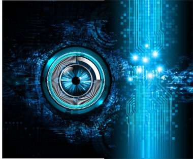 Siber devre gelecekteki teknoloji kavramı