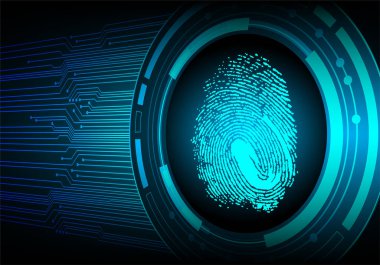 mavi renkli modern dijital duvar kağıdı, teknoloji konsepti