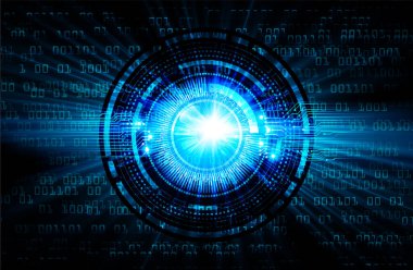 Siber devre gelecekteki teknoloji kavramı