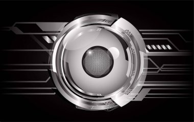 Siber devre gelecekteki teknoloji kavramı