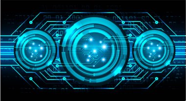 Siber devre gelecekteki teknoloji kavramı