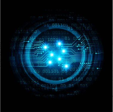 Siber devre gelecekteki teknoloji kavramı