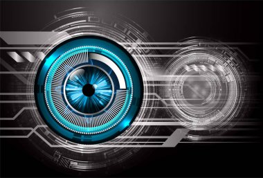 Siber devre gelecekteki teknoloji kavramı