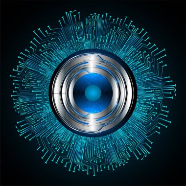 Siber devre gelecekteki teknoloji kavramı