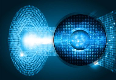 Siber devre gelecekteki teknoloji kavramı