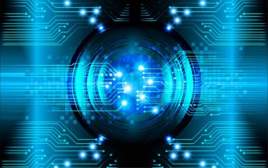 Siber devre gelecekteki teknoloji kavramı