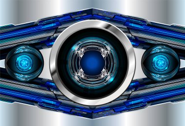 Siber devre gelecekteki teknoloji kavramı