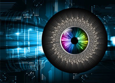 Siber devre gelecekteki teknoloji kavramı