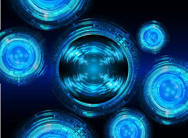 Siber devre gelecekteki teknoloji kavramı