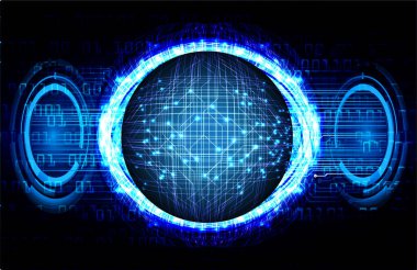 Siber devre gelecekteki teknoloji kavramı