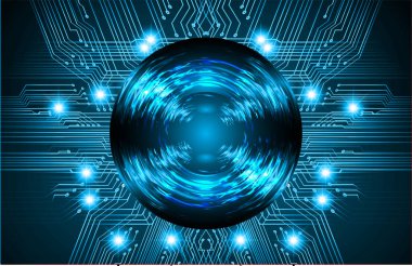 Siber devre gelecekteki teknoloji kavramı