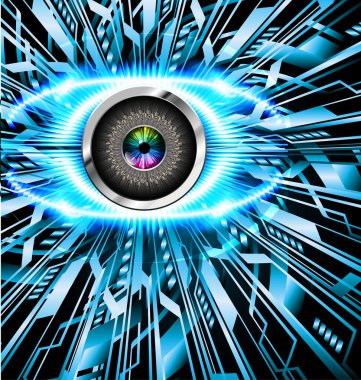 Siber devre gelecekteki teknoloji kavramı