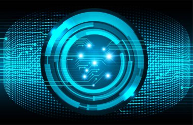 Siber devre gelecekteki teknoloji kavramı