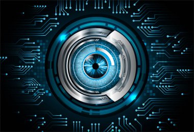 Siber devre gelecekteki teknoloji kavramı