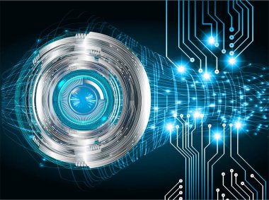 Siber devre gelecekteki teknoloji kavramı