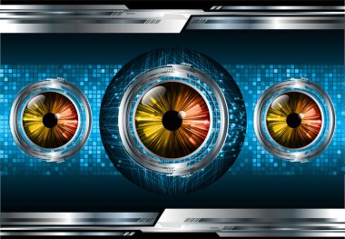 Siber devre gelecekteki teknoloji kavramı