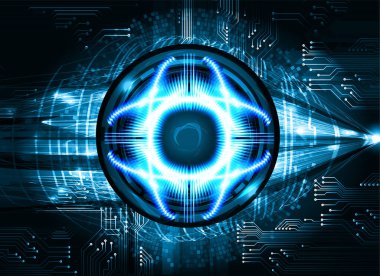 Siber devre gelecekteki teknoloji kavramı