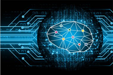 Devreli soyut teknoloji arkaplanı