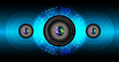 Siber devre gelecekteki teknoloji kavramı