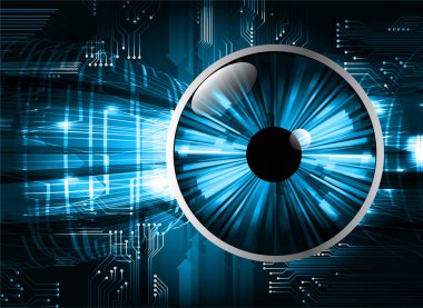 Siber devre gelecekteki teknoloji kavramı