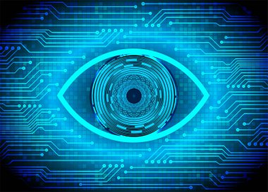 Siber devre gelecekteki teknoloji kavramı