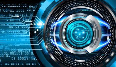 Siber devre gelecekteki teknoloji kavramı