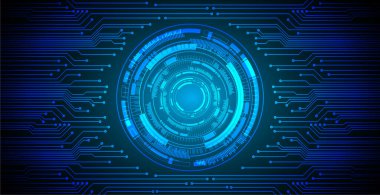 Siber devre gelecekteki teknoloji kavramı