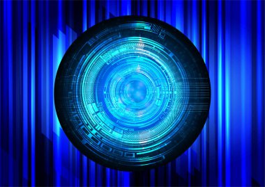 Siber devre gelecekteki teknoloji kavramı