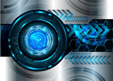 Siber devre gelecekteki teknoloji kavramı