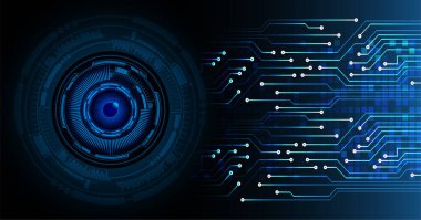 Siber devre gelecekteki teknoloji kavramı